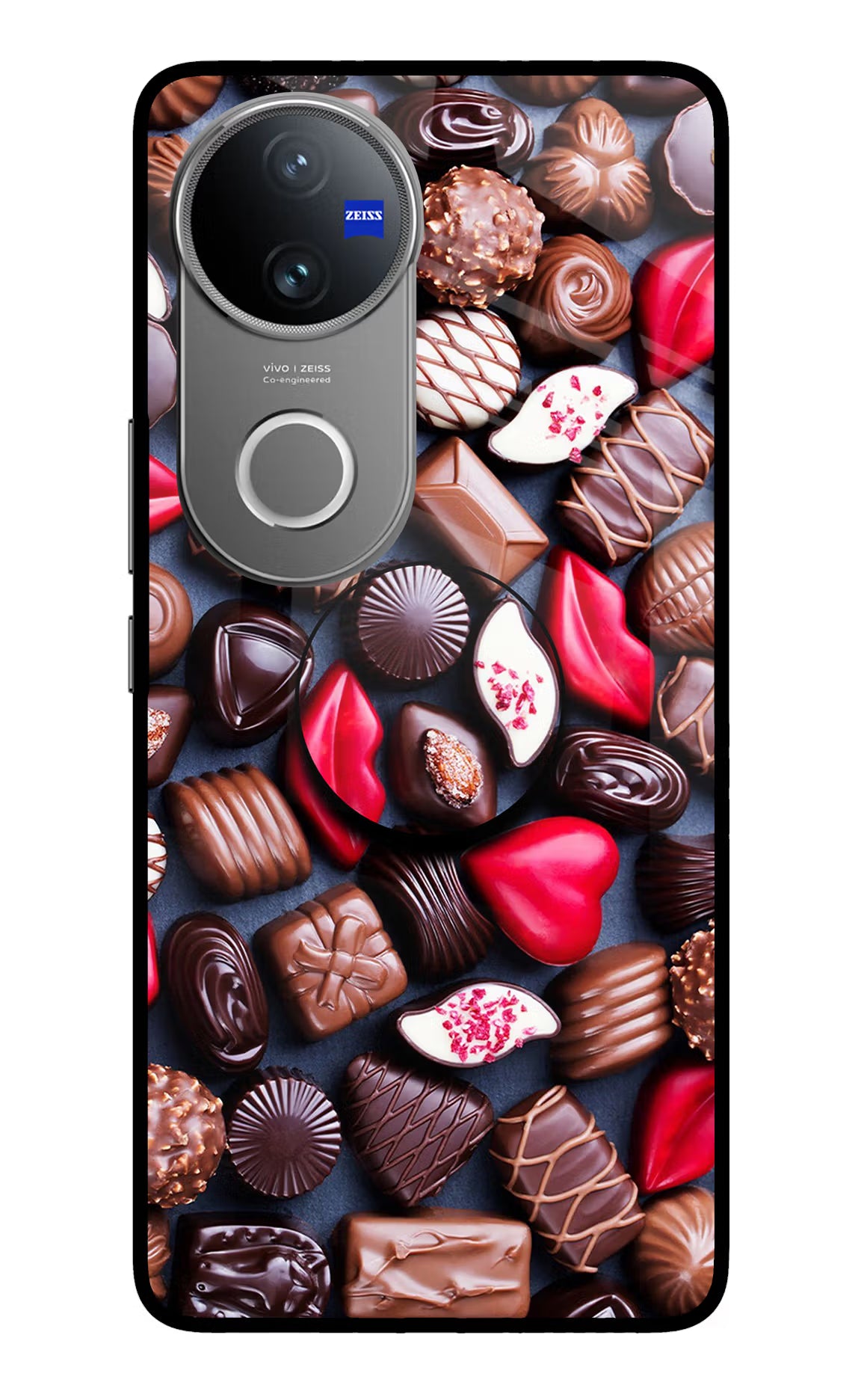Chocolates Vivo V50 5G Pop Case by Casekaro