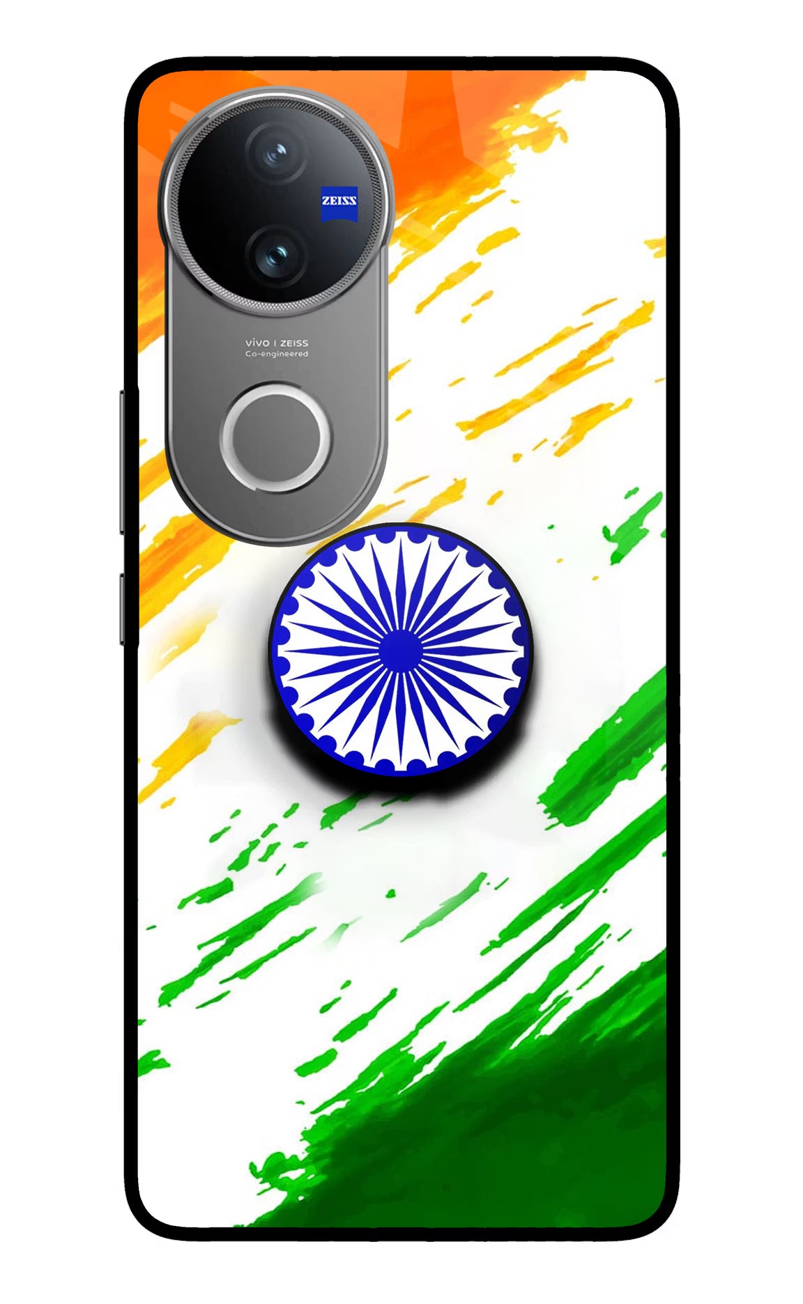Indian Flag Ashoka Chakra Vivo V50 5G Pop Case by Casekaro