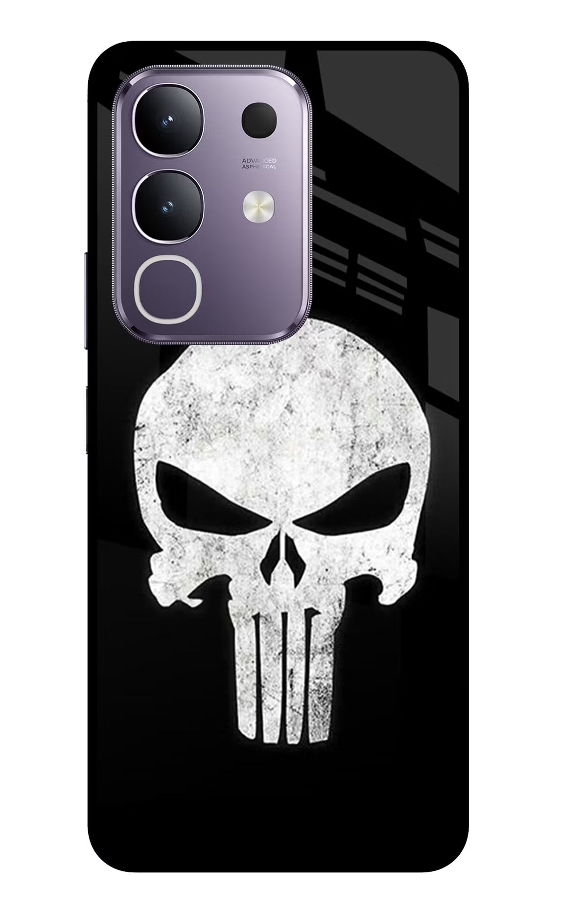 Punisher Skull Vivo T4x 5G Glass Case