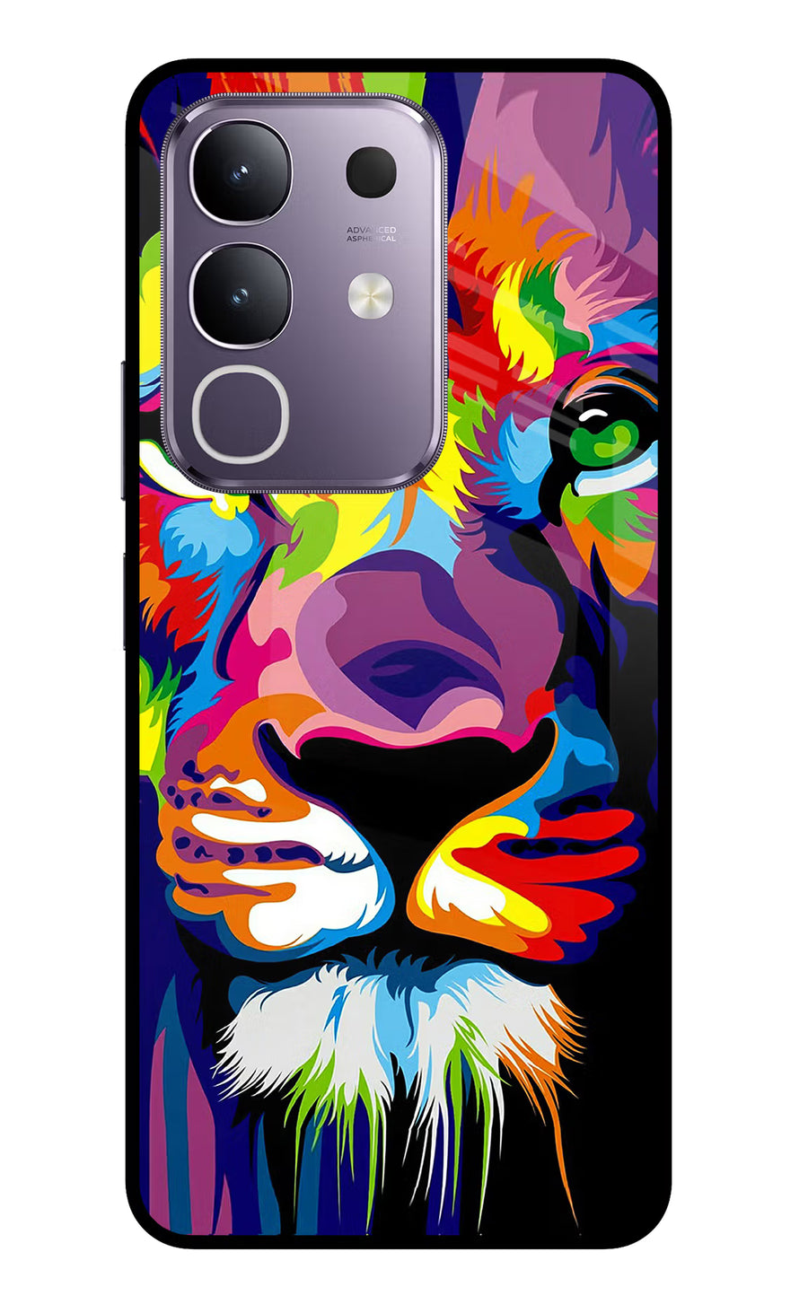 Lion Vivo T4x 5G Back Cover, Glass case