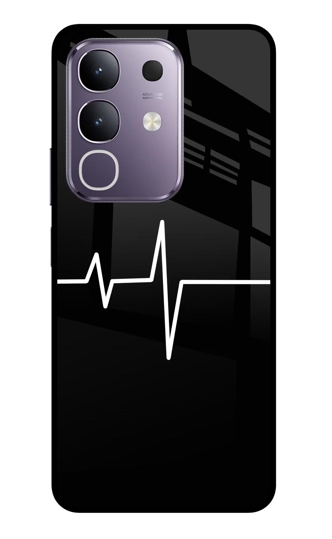 Heart Beats Vivo T4x 5G Glass Case Back Cover by Casekaro
