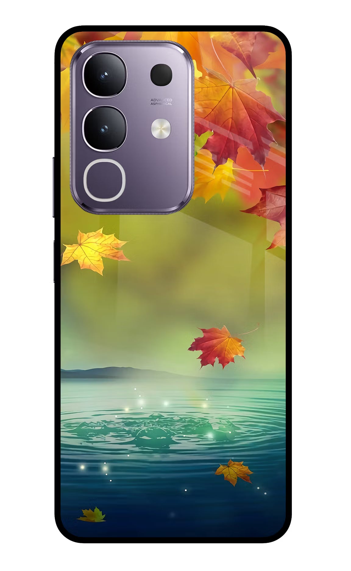 Flowers Vivo T4x 5G Glass Case