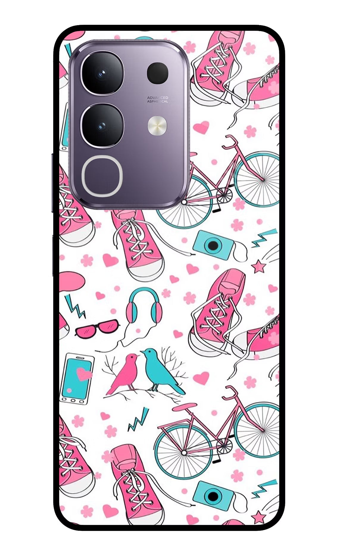 Artwork Vivo T4x 5G Glass Case