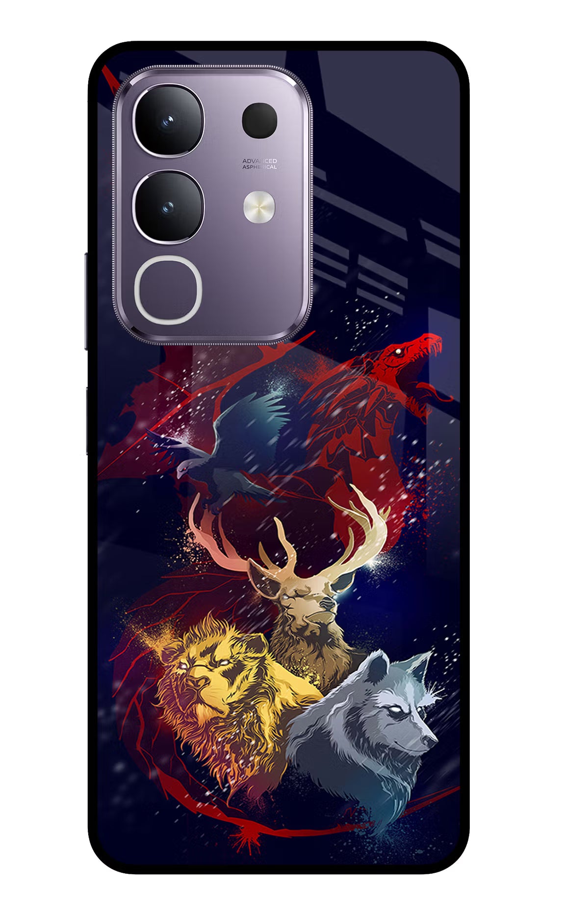 Game Of Thrones Vivo T4x 5G Glass Case Back Cover by Casekaro