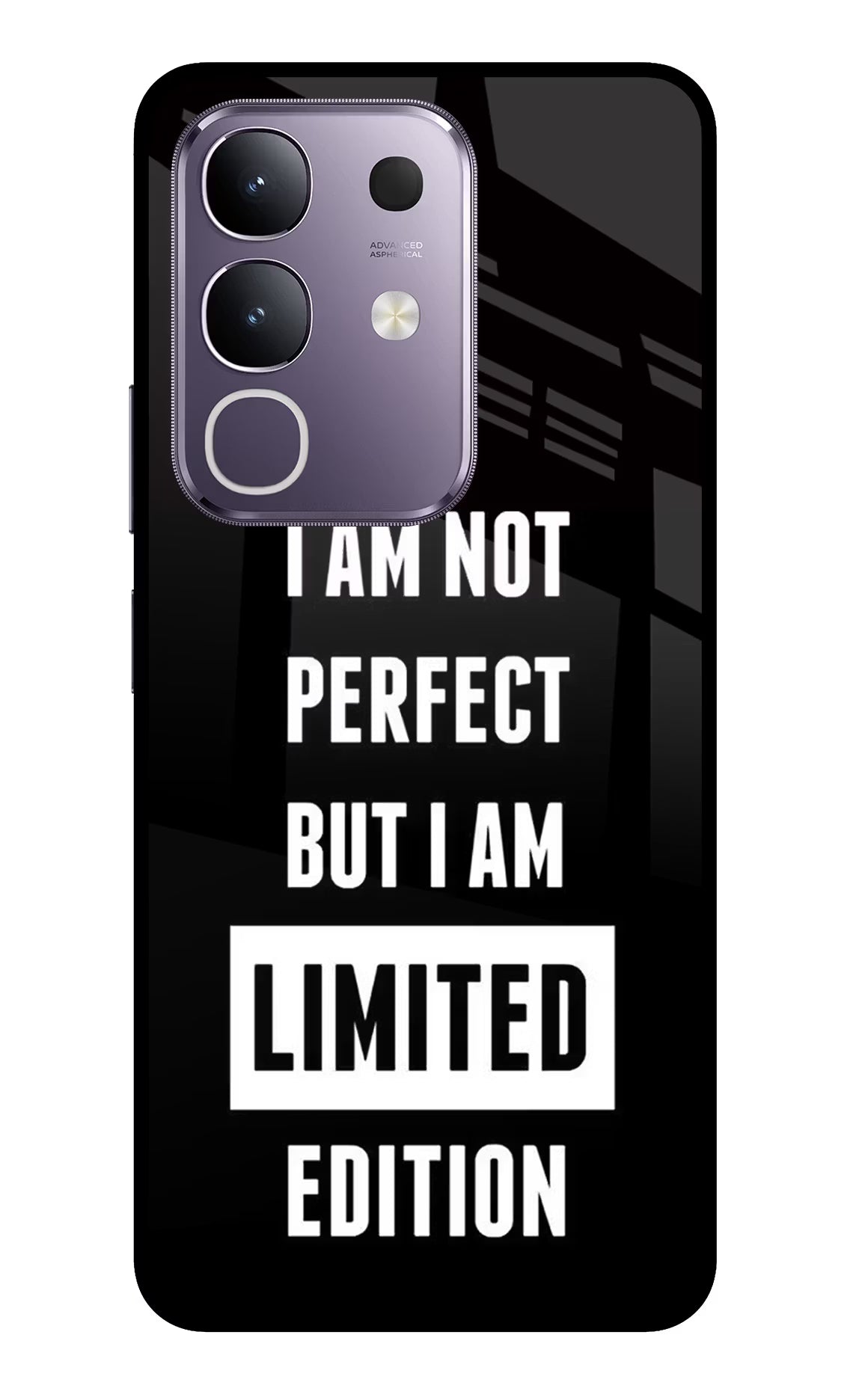 I Am Not Perfect But I Am Limited Edition Vivo T4x 5G Glass Case