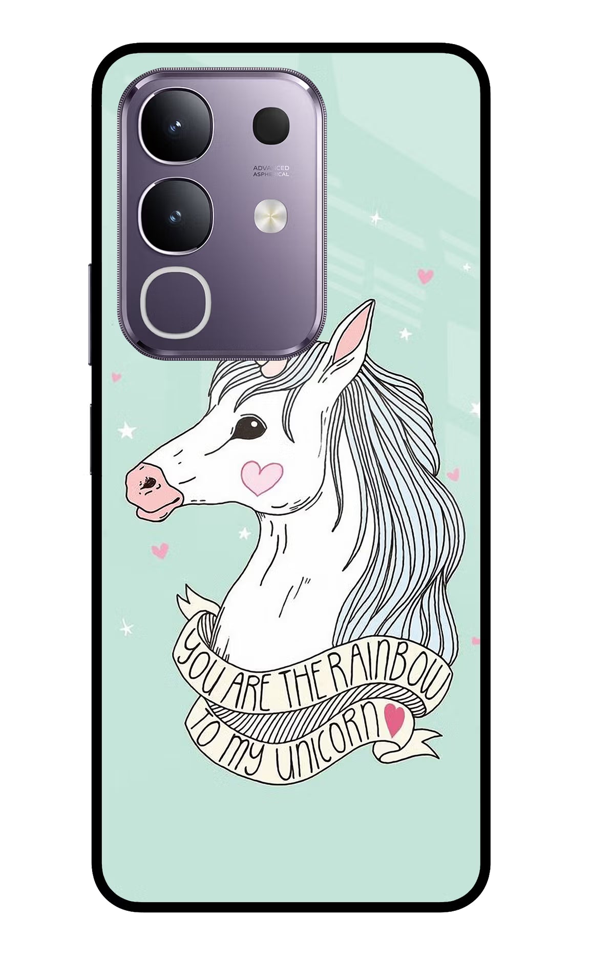 Unicorn Wallpaper Vivo T4x 5G Glass Case