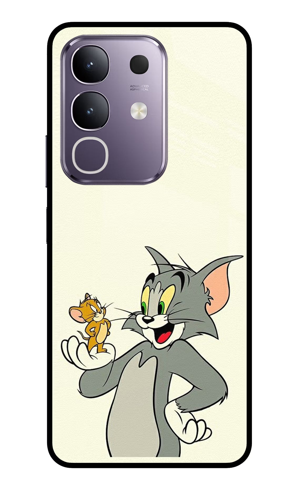 Tom & Jerry Vivo T4x 5G Glass Case Back Cover by Casekaro