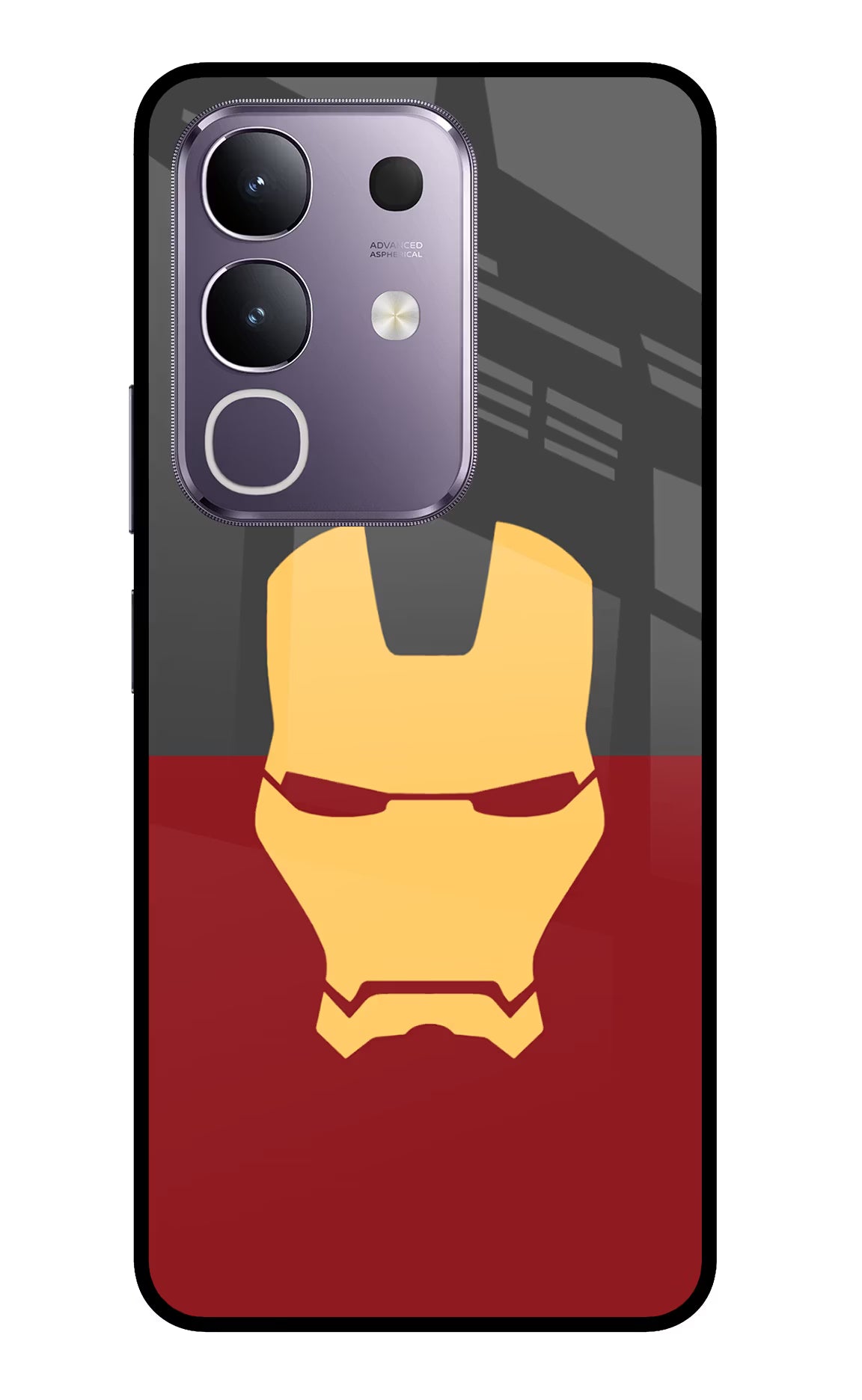 Ironman Vivo T4x 5G Glass Case Back Cover by Casekaro