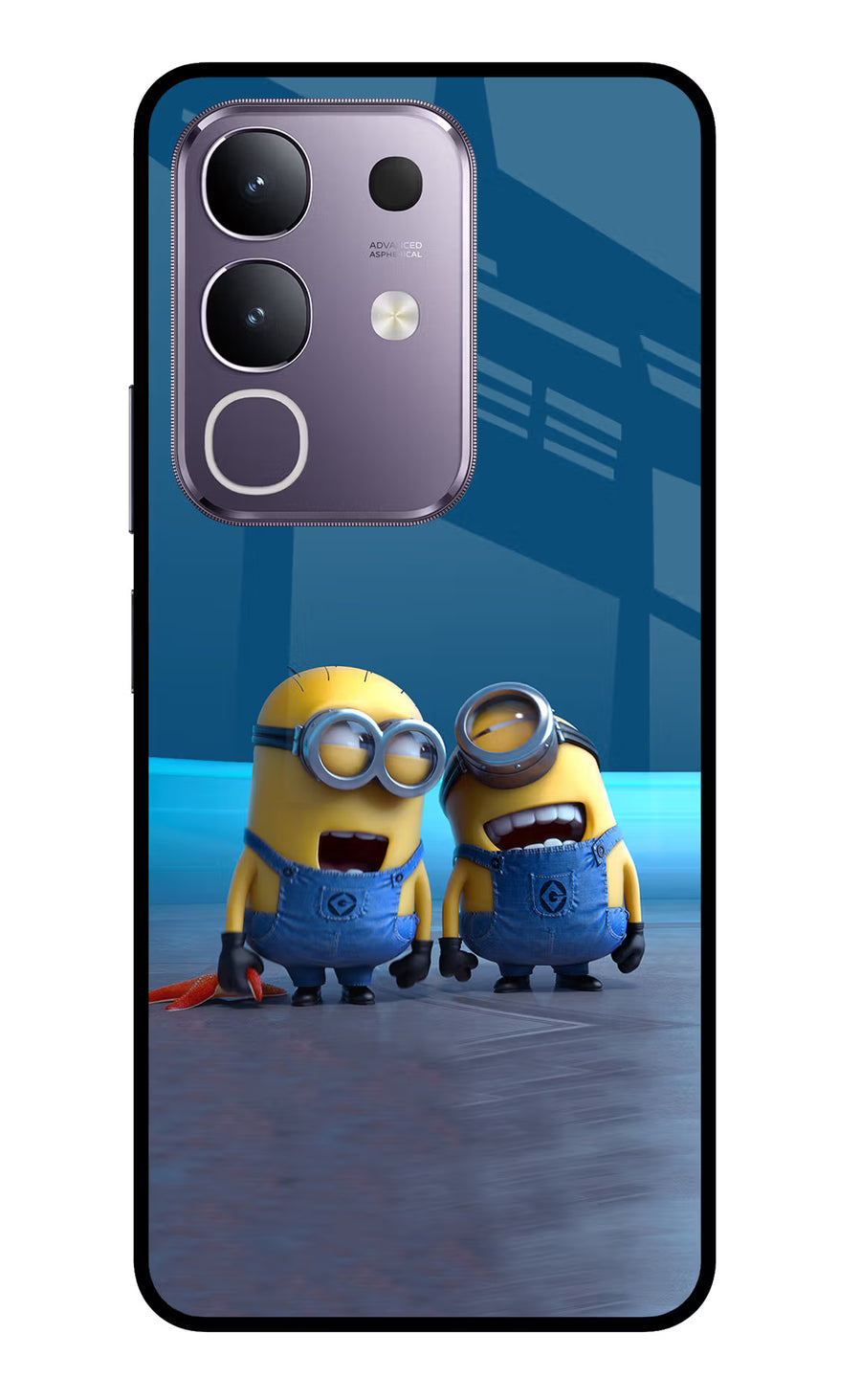 Minion Laughing Vivo T4x 5G Back Cover, Glass case