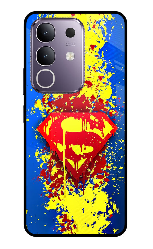 Superman logo Vivo T4x 5G Glass Case