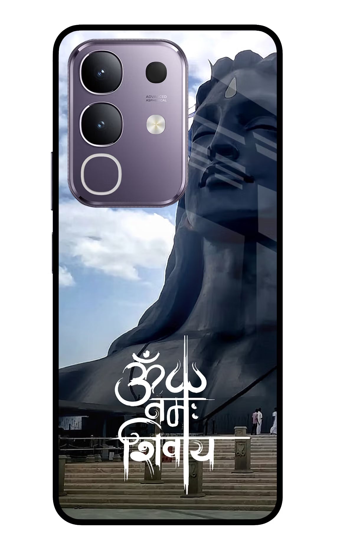 Om Namah Shivay Vivo T4x 5G Glass Case Back Cover by Casekaro
