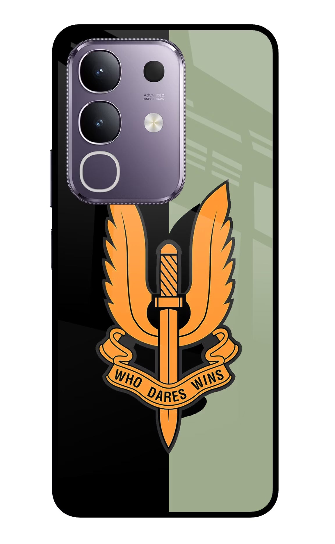 Balidan Logo Vivo T4x 5G Glass Case Back Cover by Casekaro