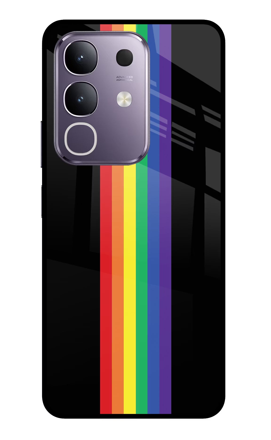 Pride Vivo T4x 5G Glass Case Back Cover by Casekaro
