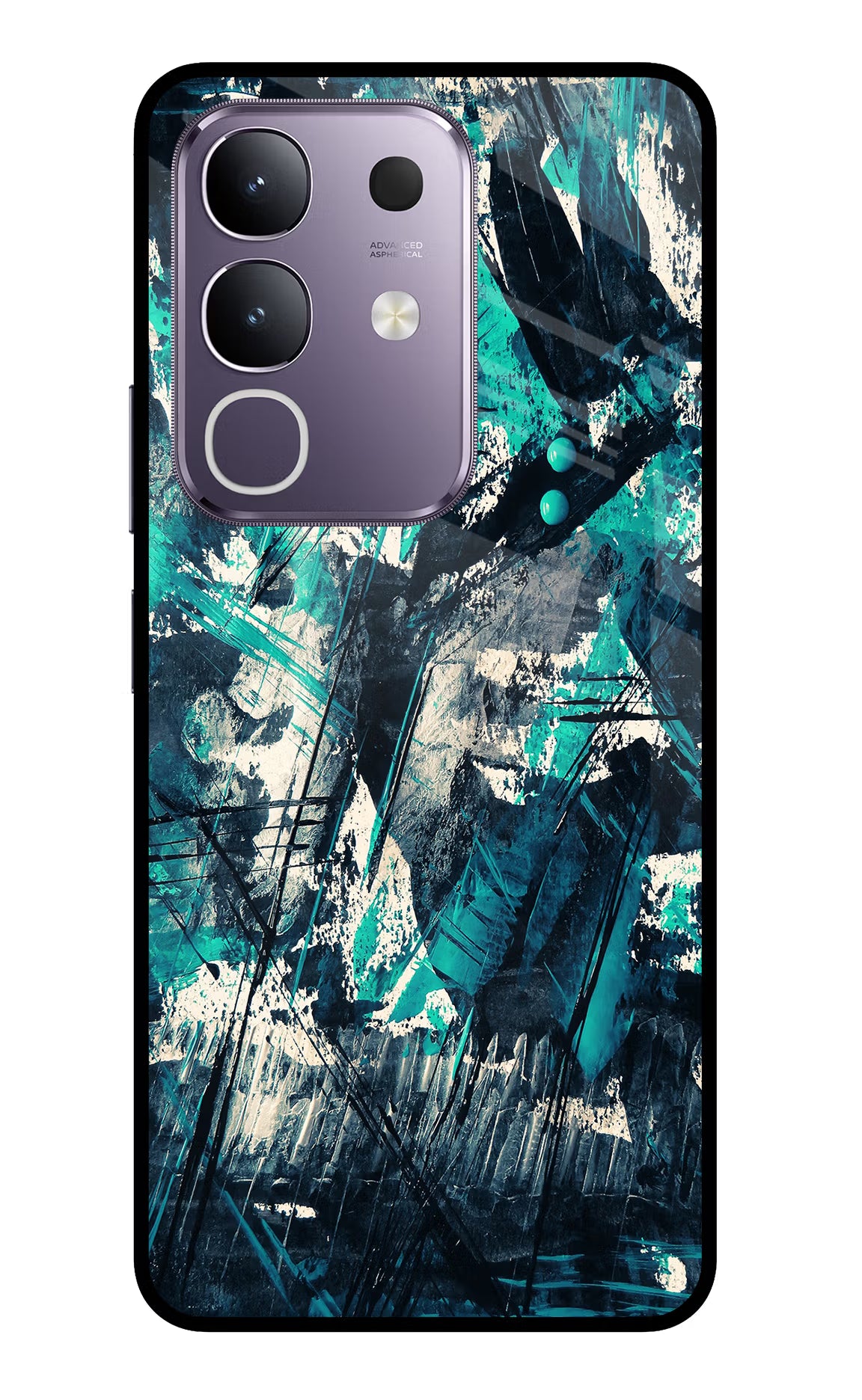 Artwork Vivo T4x 5G Glass Case Back Cover by Casekaro