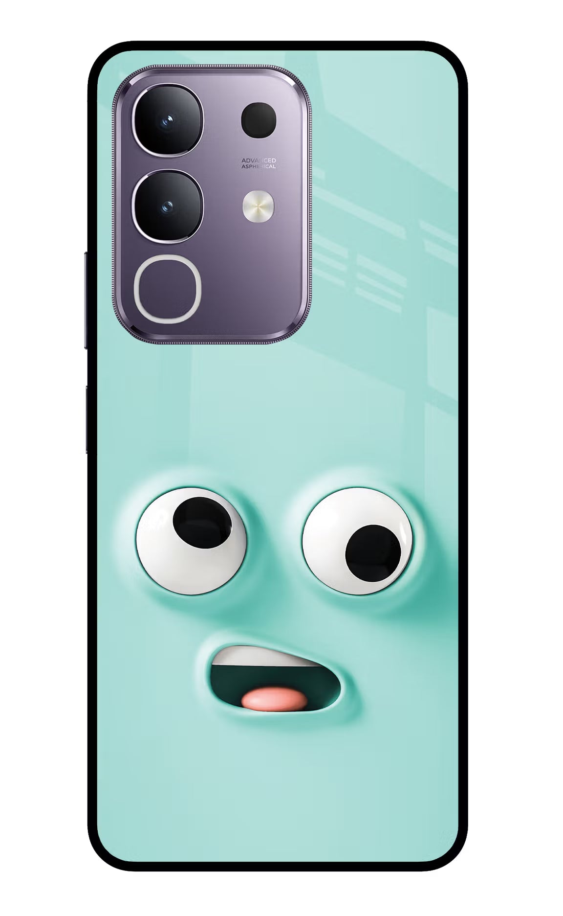 Funny Cartoon Vivo T4x 5G Glass Case Back Cover by Casekaro