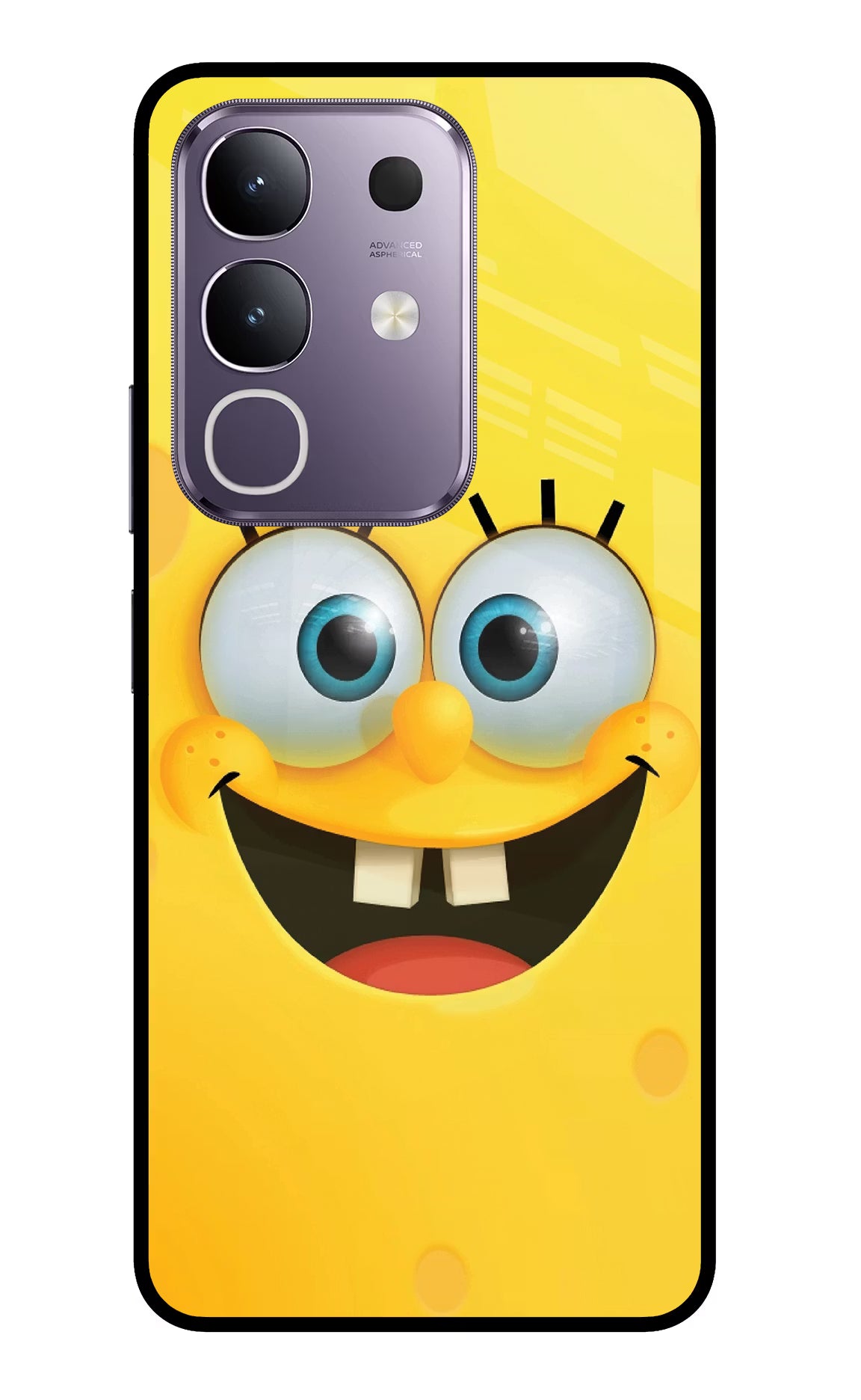 Sponge 1 Vivo T4x 5G Glass Case Back Cover by Casekaro