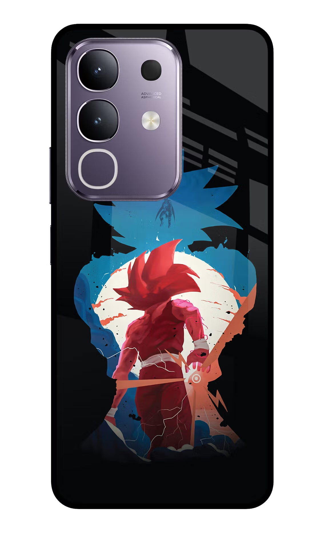 Goku Vivo T4x 5G Glass Case Back Cover by Casekaro