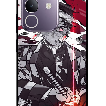 Demon Slayer Vivo T4x 5G Glass Case