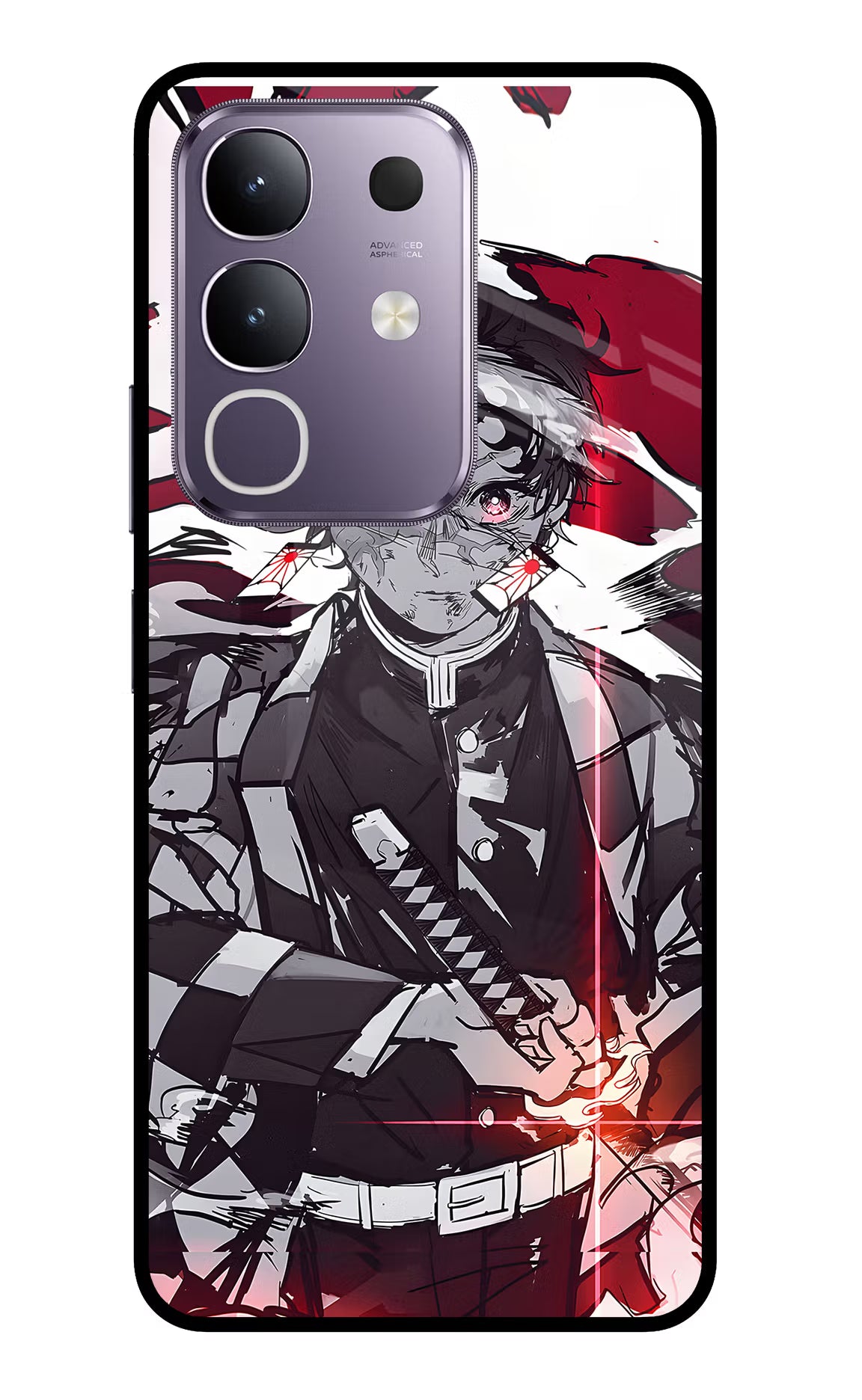 Demon Slayer Vivo T4x 5G Glass Case