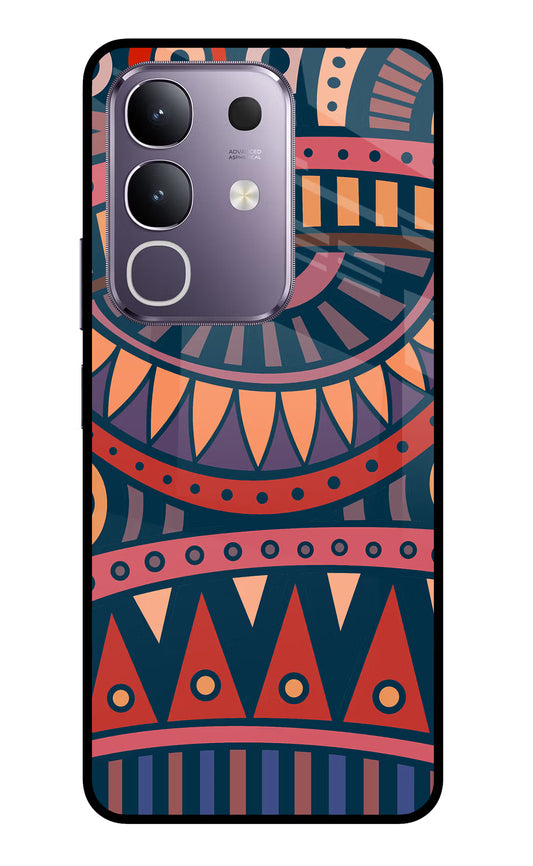 African Culture Design Vivo T4x 5G Glass Case