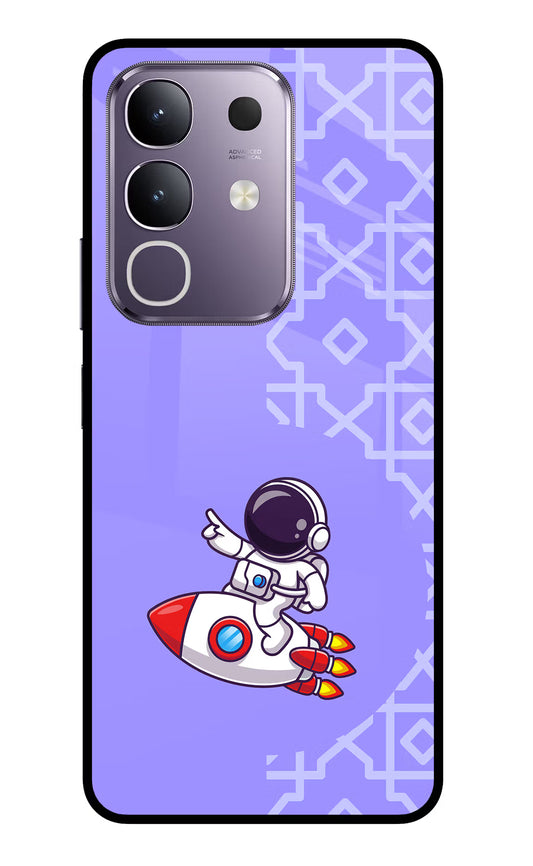Cute Astronaut Vivo T4x 5G Glass Case