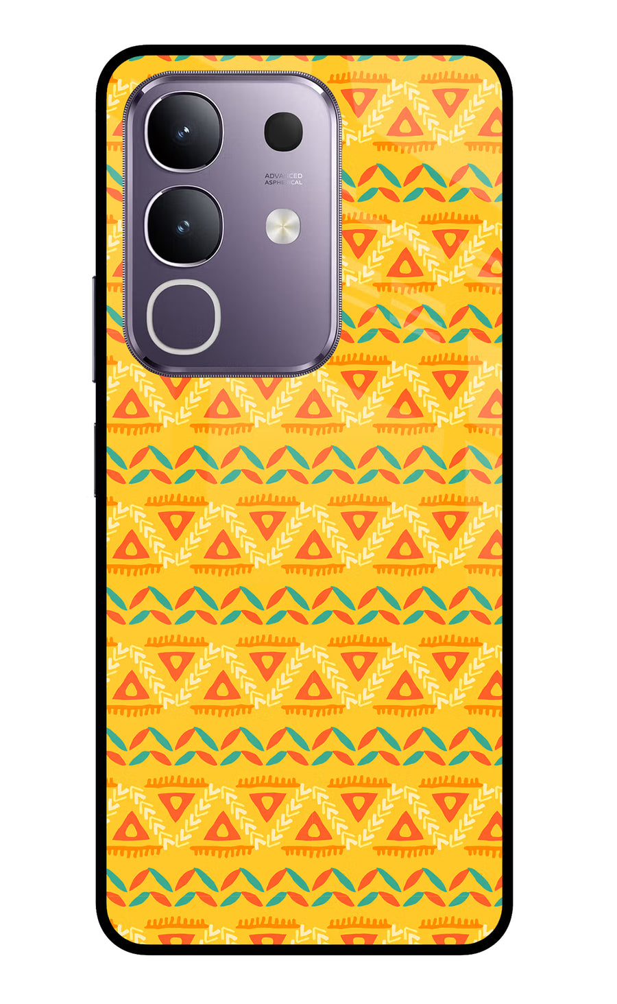 Tribal Pattern Vivo T4x 5G Back Cover, Glass case