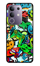 Game Doodle Vivo T4x 5G Glass Case