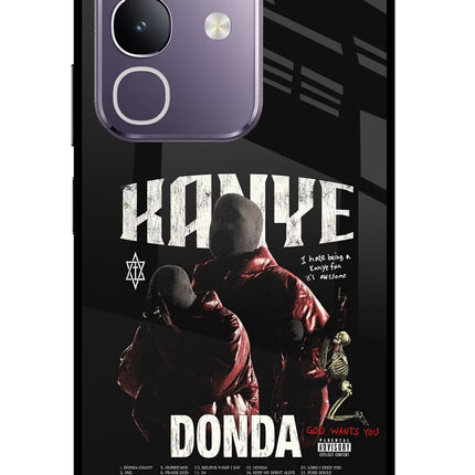 Donda Kanye West Vivo T4x 5G Glass Case