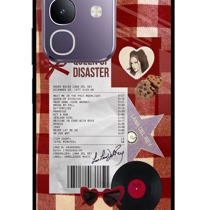 Queen of Disaster Vivo T4x 5G Glass Case