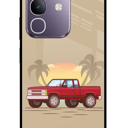 Desert Classic Drive Vivo T4x 5G Glass Case