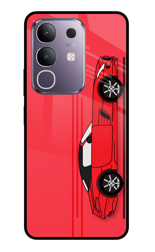 Red Velocity Vivo T4x 5G Glass Case