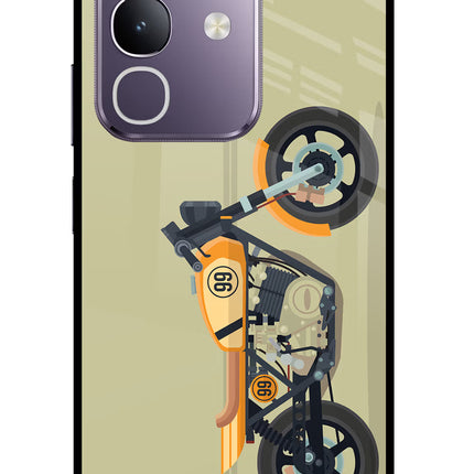 Vertical Speedster Vivo T4x 5G Glass Case