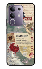 Cancer Zodiac Vivo T4x 5G Glass Case