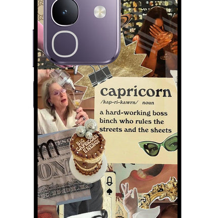 Capricorn Zodiac Vivo T4x 5G Glass Case
