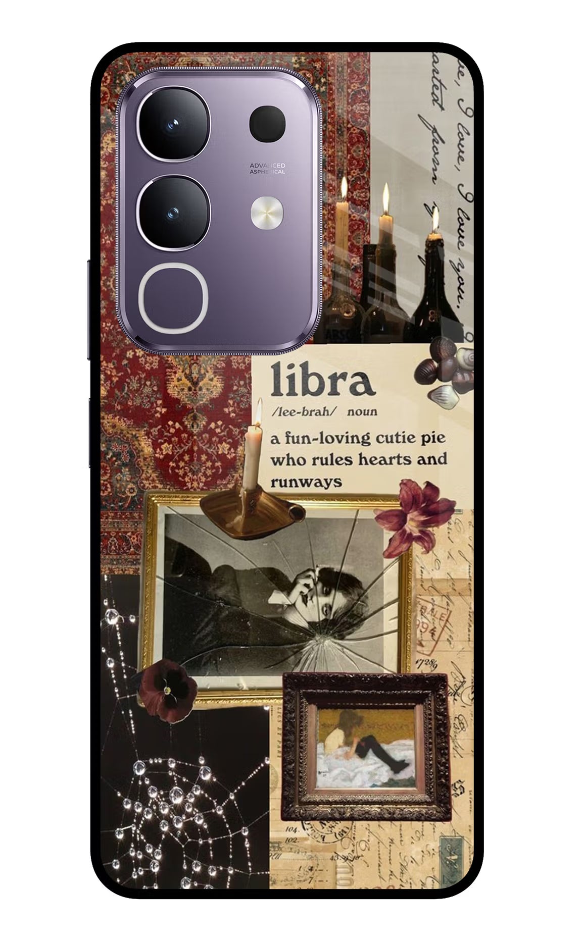 Libra Zodiac Vivo T4x 5G Glass Case