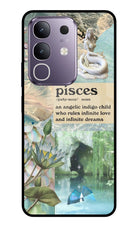 Pisces Zodiac Vivo T4x 5G Glass Case