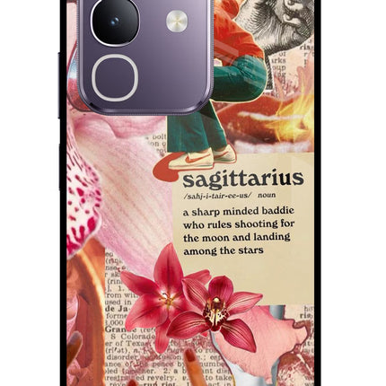 Sagittarius Zodiac Vivo T4x 5G Glass Case