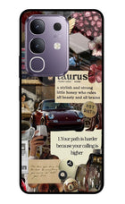 Taurus Zodiac Vivo T4x 5G Glass Case
