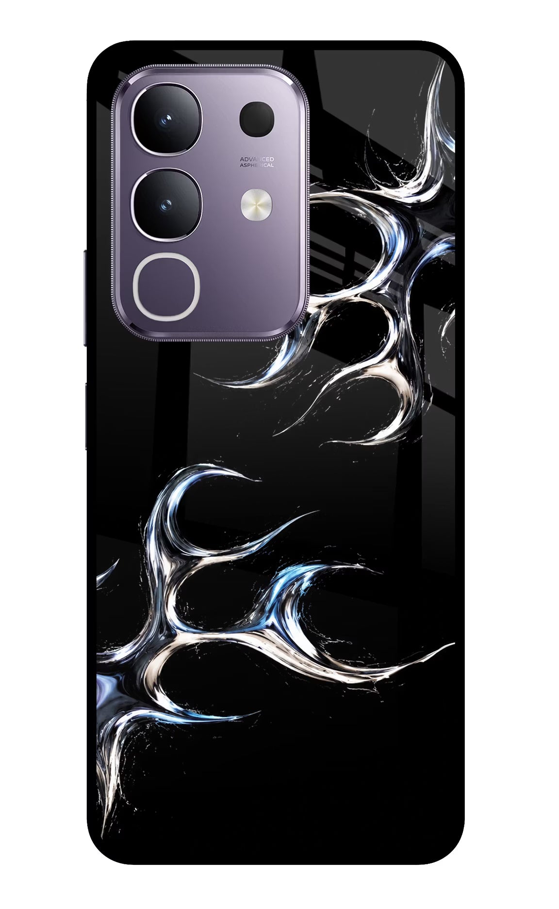 Chrome Tribal Vivo T4x 5G Glass Case