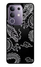 Twin Dragons Vivo T4x 5G Glass Case