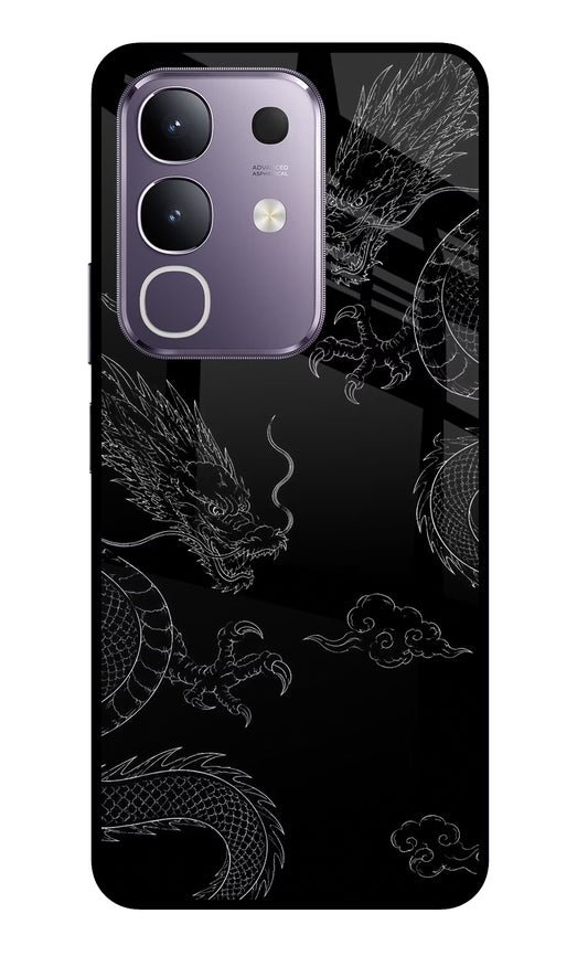 Twin Dragons Vivo T4x 5G Glass Case