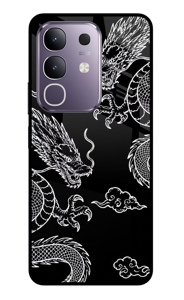 Twin Dragons Vivo T4x 5G Glass Case