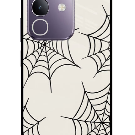 Spider Web Vivo T4x 5G Glass Case