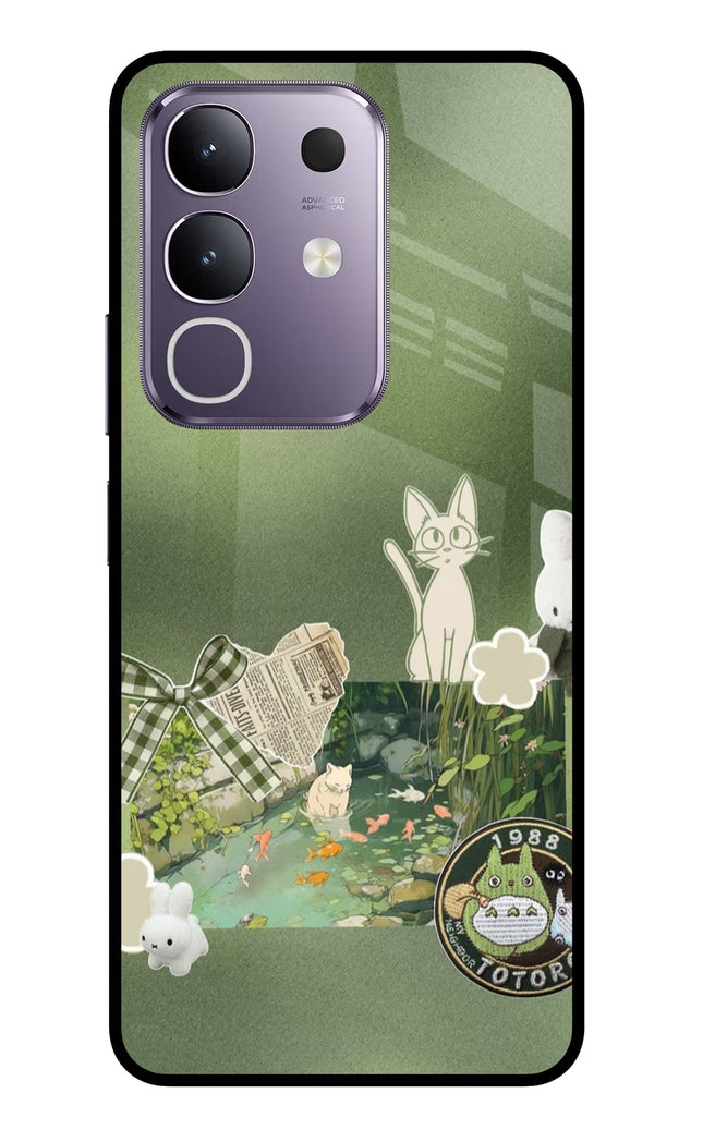 Aesthetic anime Vivo T4x 5G Glass Case
