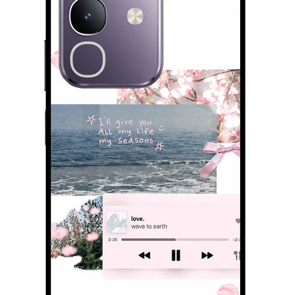 Wave to earth Vivo T4x 5G Glass Case