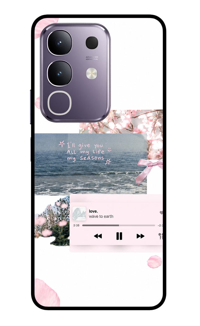 Wave to earth Vivo T4x 5G Glass Case