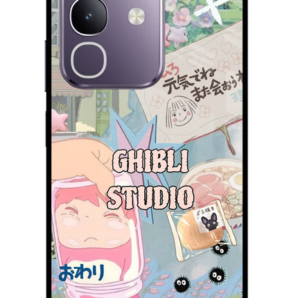 Studio Ghibli Vivo T4x 5G Glass Case