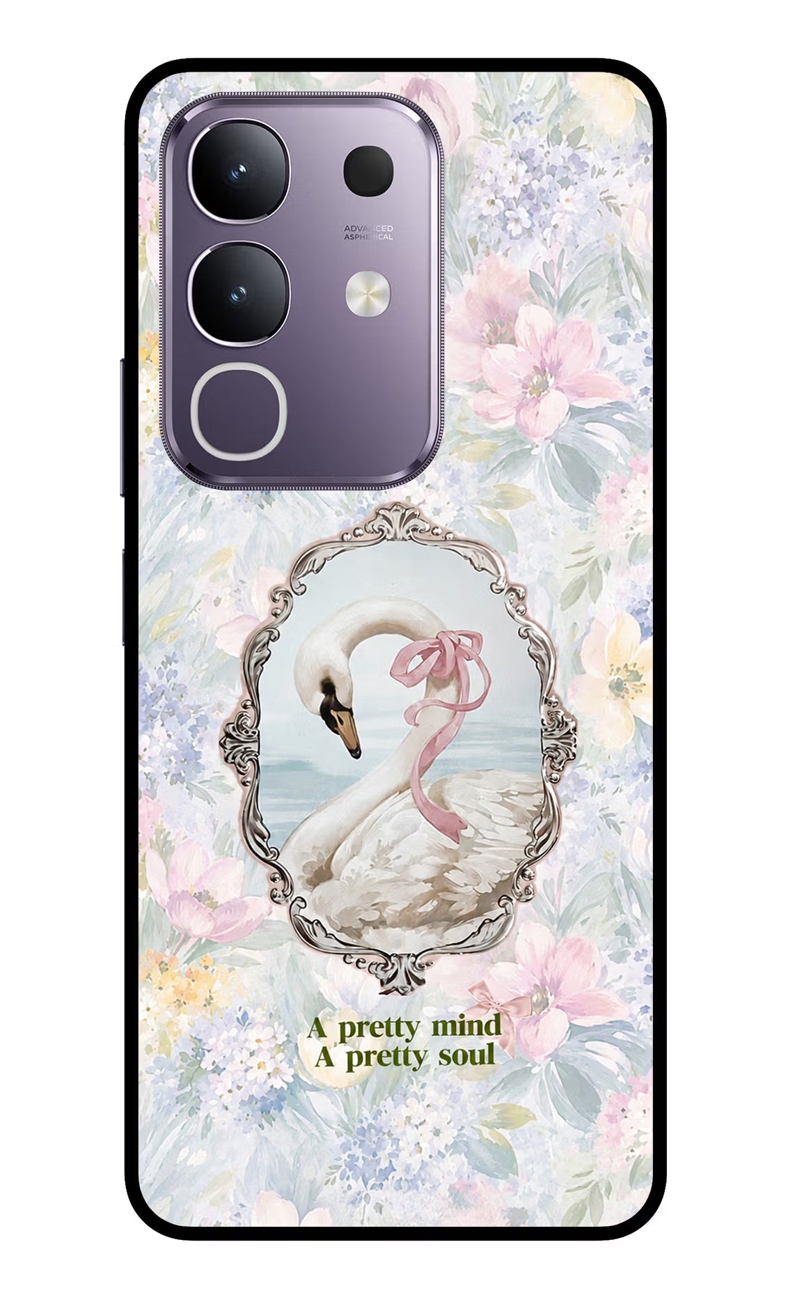 Pretty Mind Pretty Soul Vivo T4x 5G Glass Case