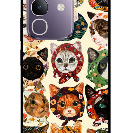 Cool Cat Vivo T4x 5G Glass Case