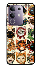 Cool Cat Vivo T4x 5G Glass Case